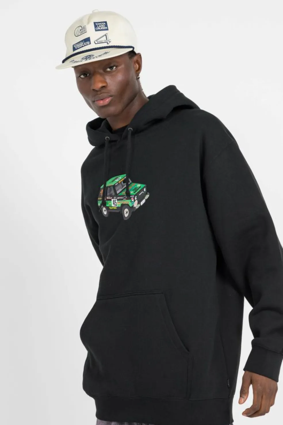 LAND CR SAH - Hoodie | Noir