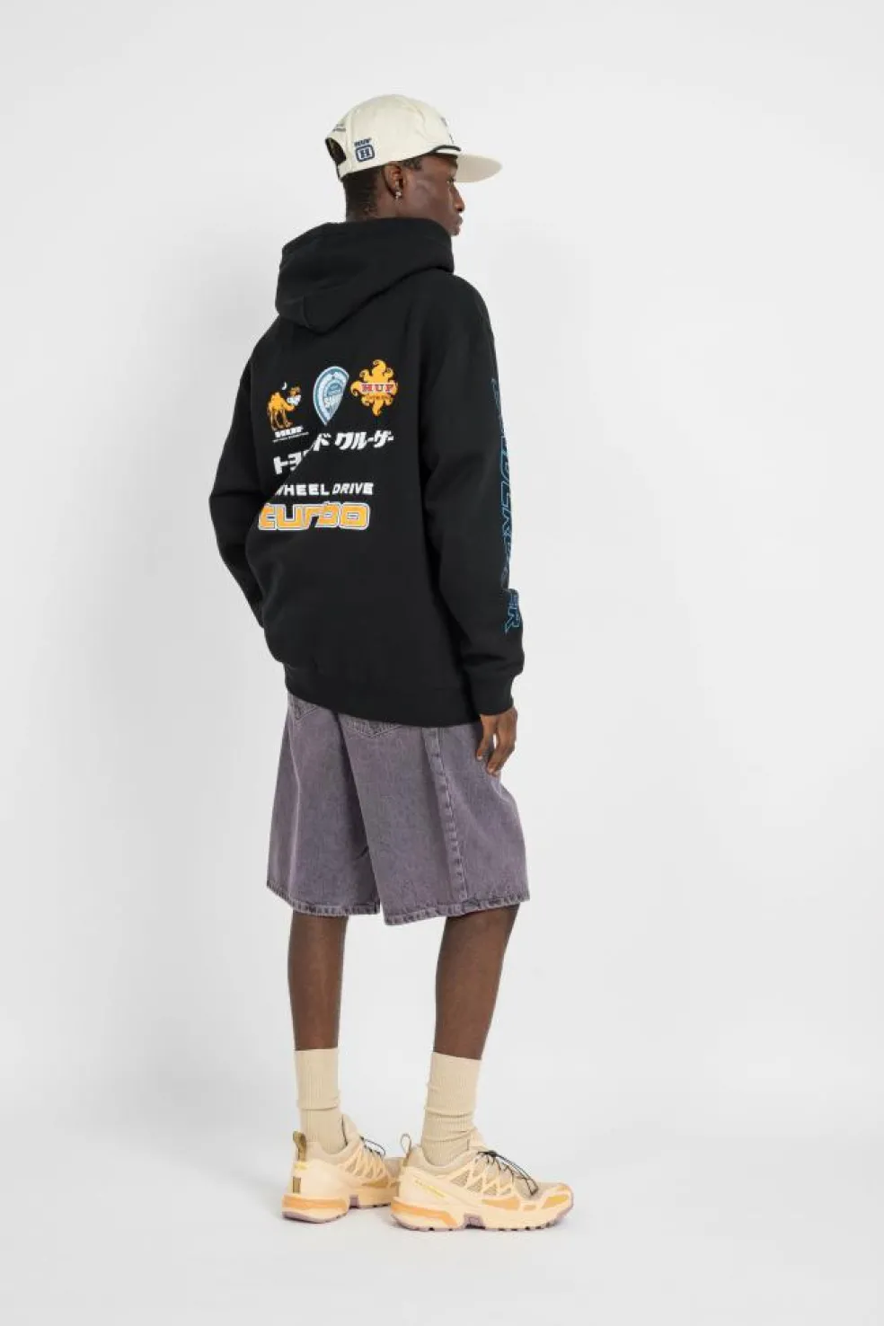 LAND CR SAH - Hoodie | Noir