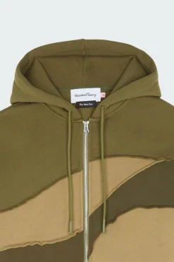 LANDSCAPE HD - Hoodie zippé | Kaki