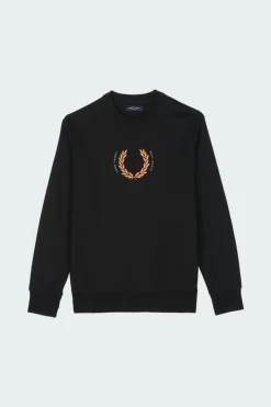 LAUREL WREATH SWEATSHIRT - Sweat | Noir