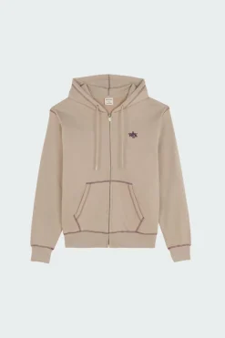 LE HOODIE ZIPPÉ - Hoodie zippé | Marron