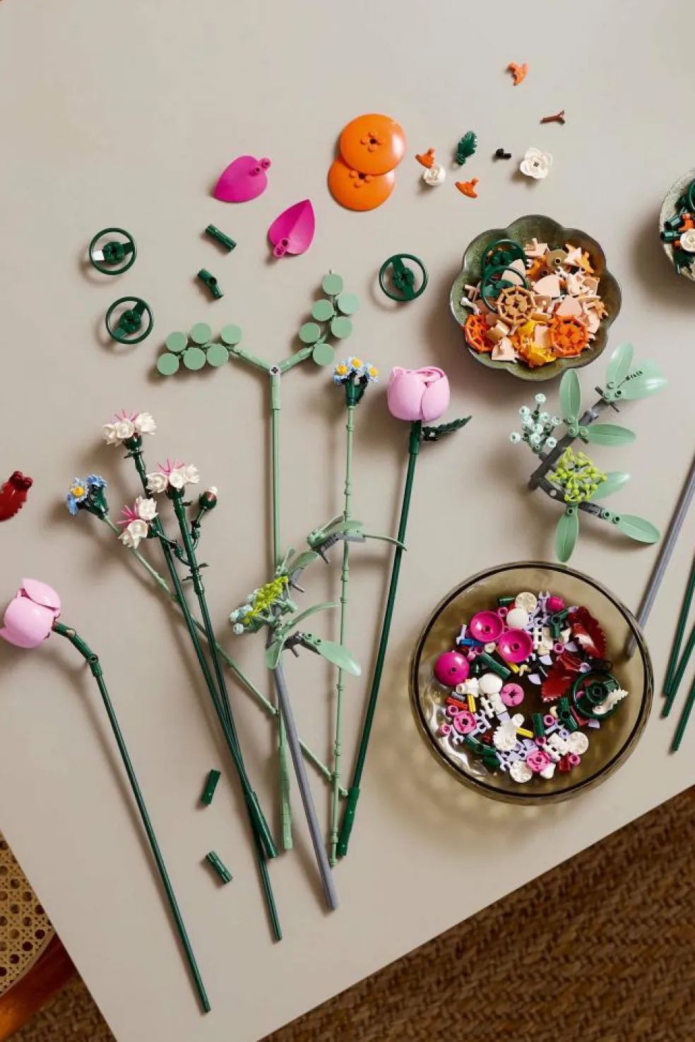 Le joli bouquet de fleurs roses - Jeu | Multicolore