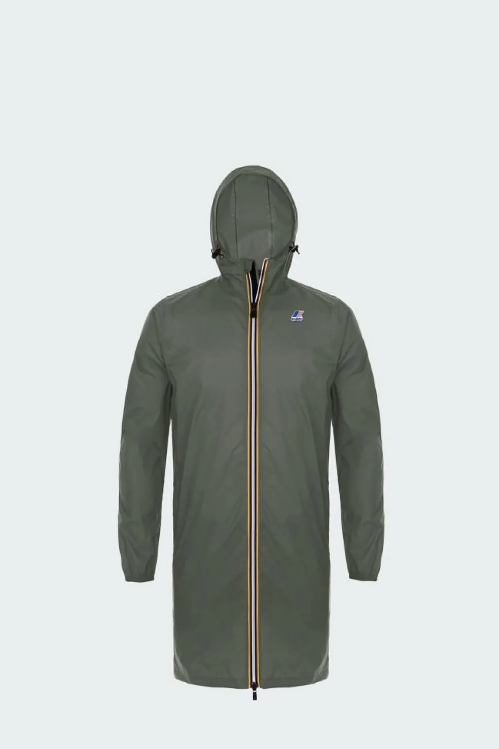 LE VRAI 3.0 EIFFEL - Imperméable long à capuche | Kaki