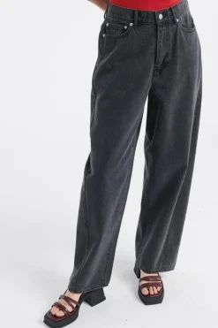 LEAH III BAGGY - Jean | Noir