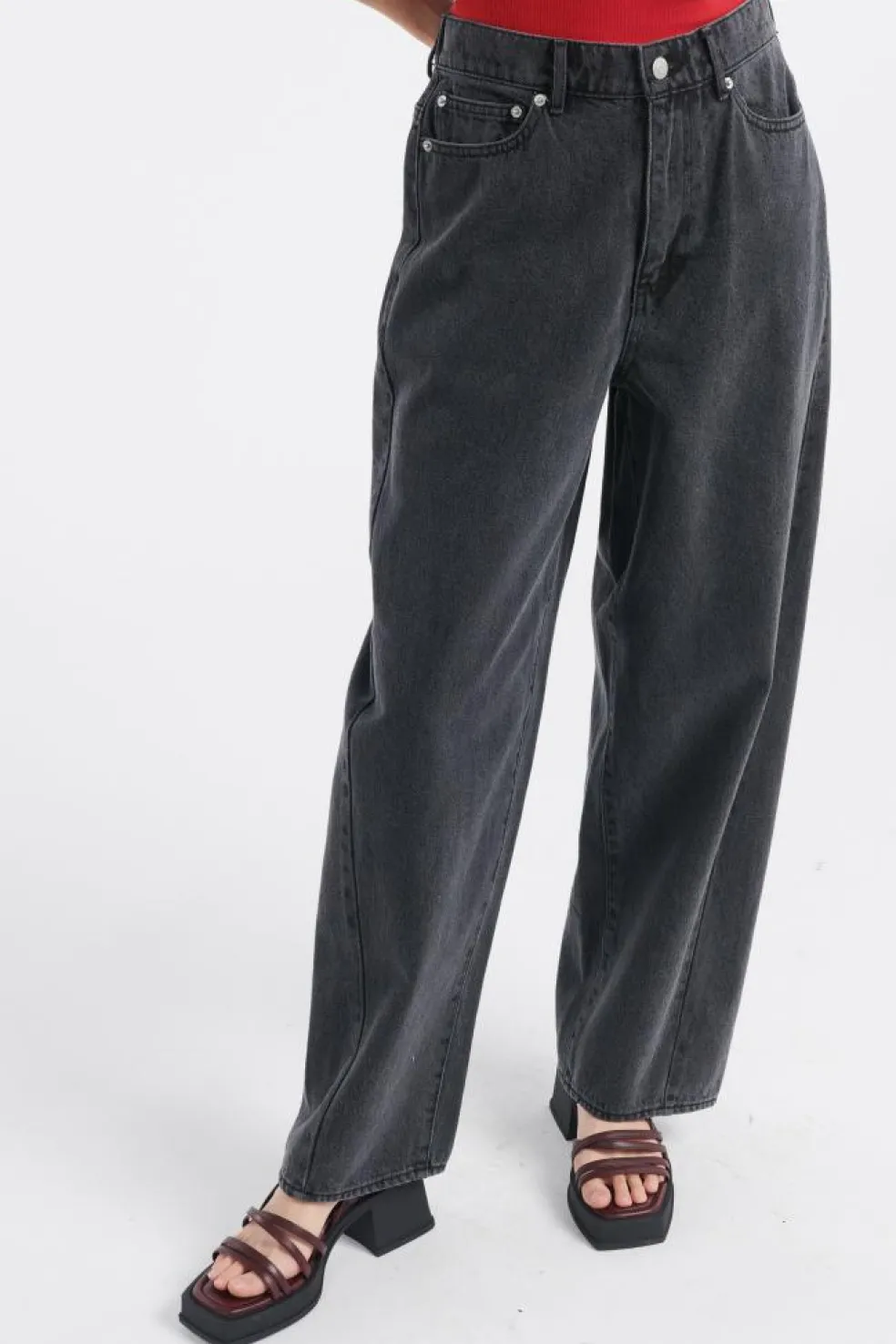 LEAH III BAGGY - Jean | Noir