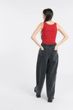 LEAH III BAGGY - Jean | Noir