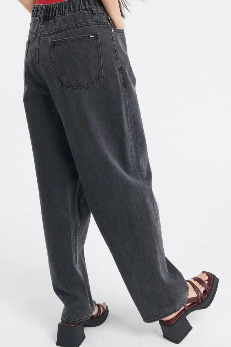 LEAH III BAGGY - Jean | Noir