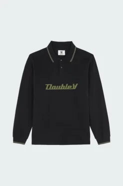 Len Baseline LS Polo GOTS - Polo | Noir