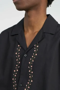 LESLEY EMB - Chemise | Noir