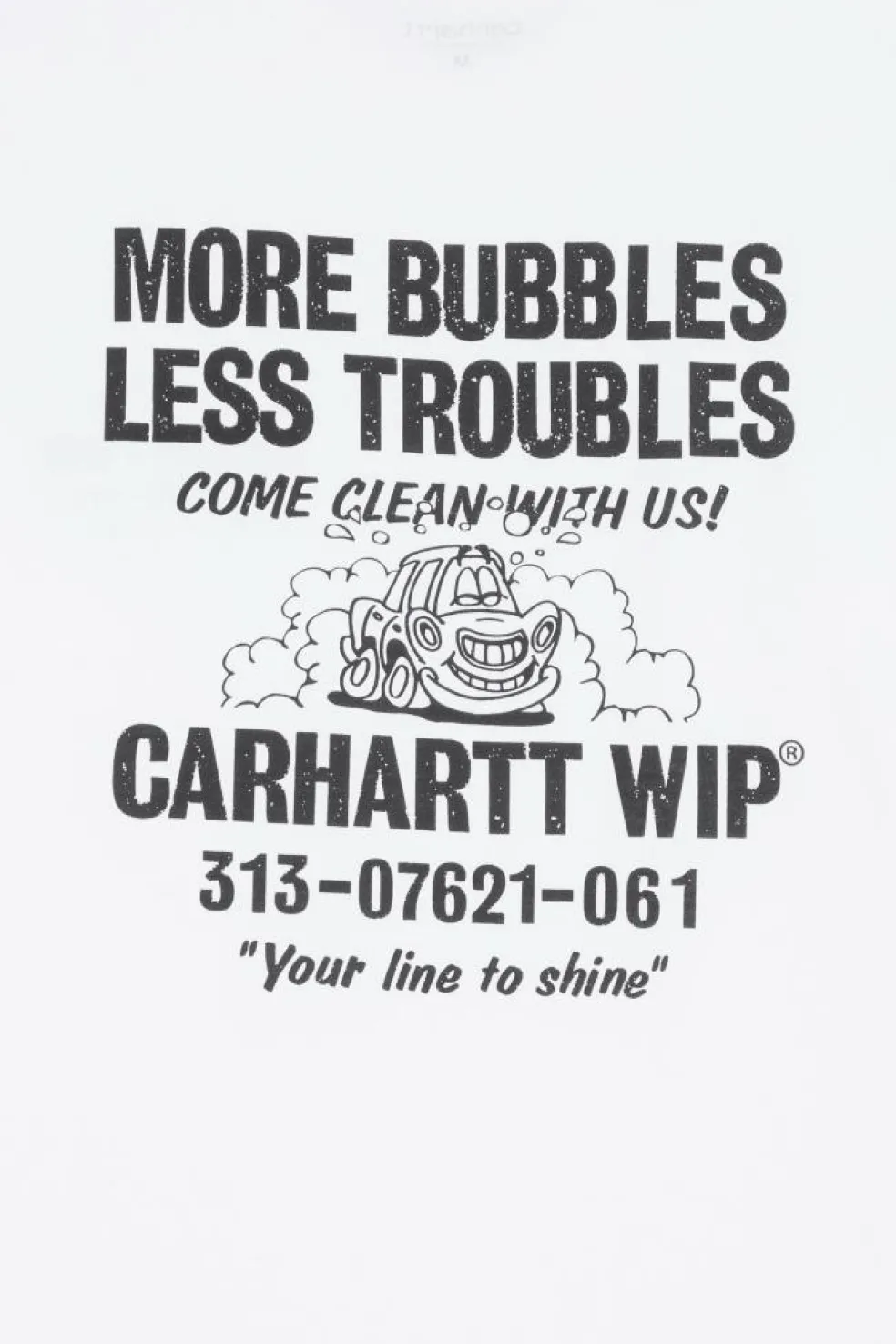 Less Troubles T-Shirt - T-shirt | Blanc