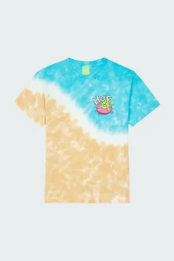 LIFES A BEACH SS TIEDYE - T-shirt | Beige