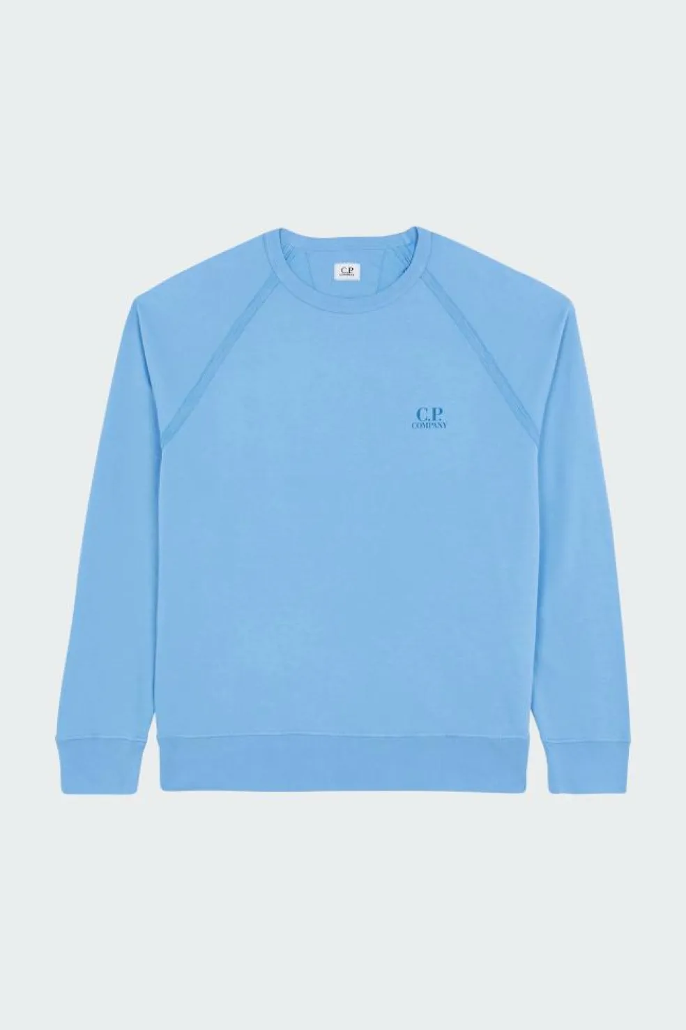 LIGHT FLEECE LOGO CREW NECK SWEATSHIRT - Sweatshirt | Bleu