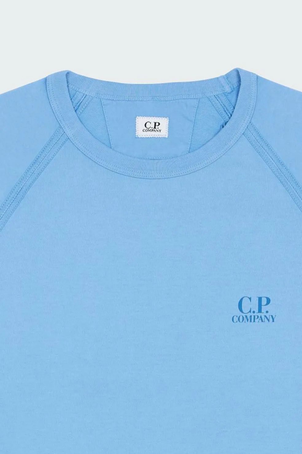 LIGHT FLEECE LOGO CREW NECK SWEATSHIRT - Sweatshirt | Bleu