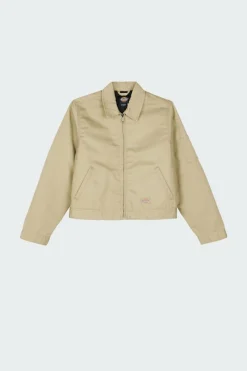 LINED EISENHOWER CROP W REC - Veste | Beige