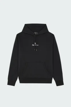 Logo Double-Knit Hoodie - Hoodie | Noir