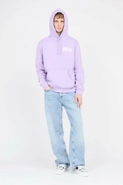 Logo Fleece Hoodie - Hoodie | Violet