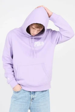 Logo Fleece Hoodie - Hoodie | Violet