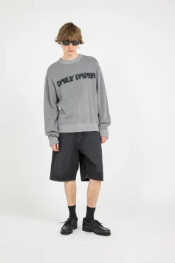LOGO KNIT SW - Pull | Gris