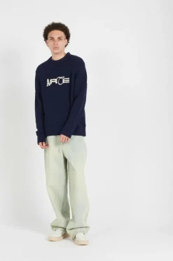 Logo Knit Sweater - Pull | Bleu