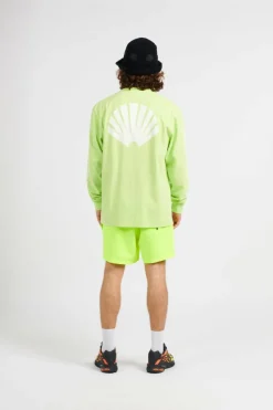 LOGO LONG SLEEVE - T-shirt | Jaune