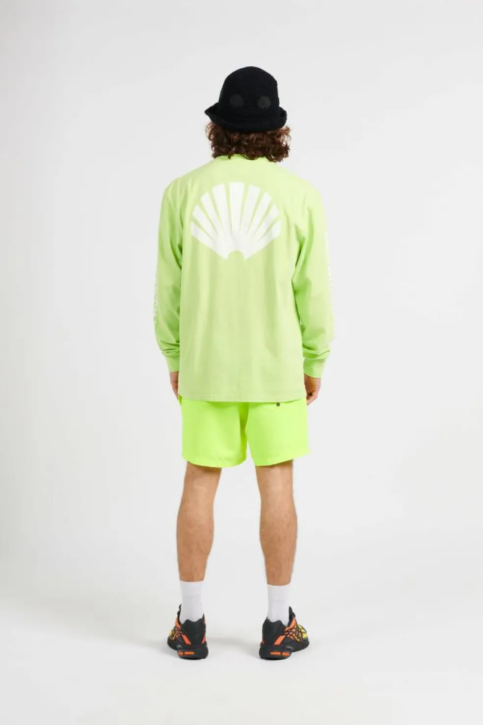 LOGO LONG SLEEVE - T-shirt | Jaune