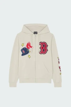 LOGOSLCT FZHD NA LIF - Hoodie zippé | Beige