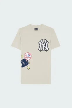 LOGOSLCT NA LIF NEW YORK - T-shirt | Beige