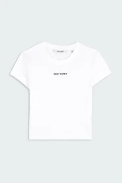 logotype cropped - T-shirt | Blanc