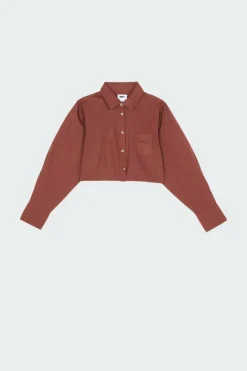 LONDON CROPPED SHIRT SEP - Chemise | Rouge