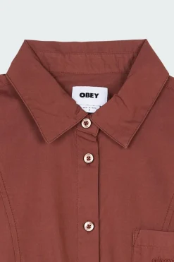 LONDON CROPPED SHIRT SEP - Chemise | Rouge