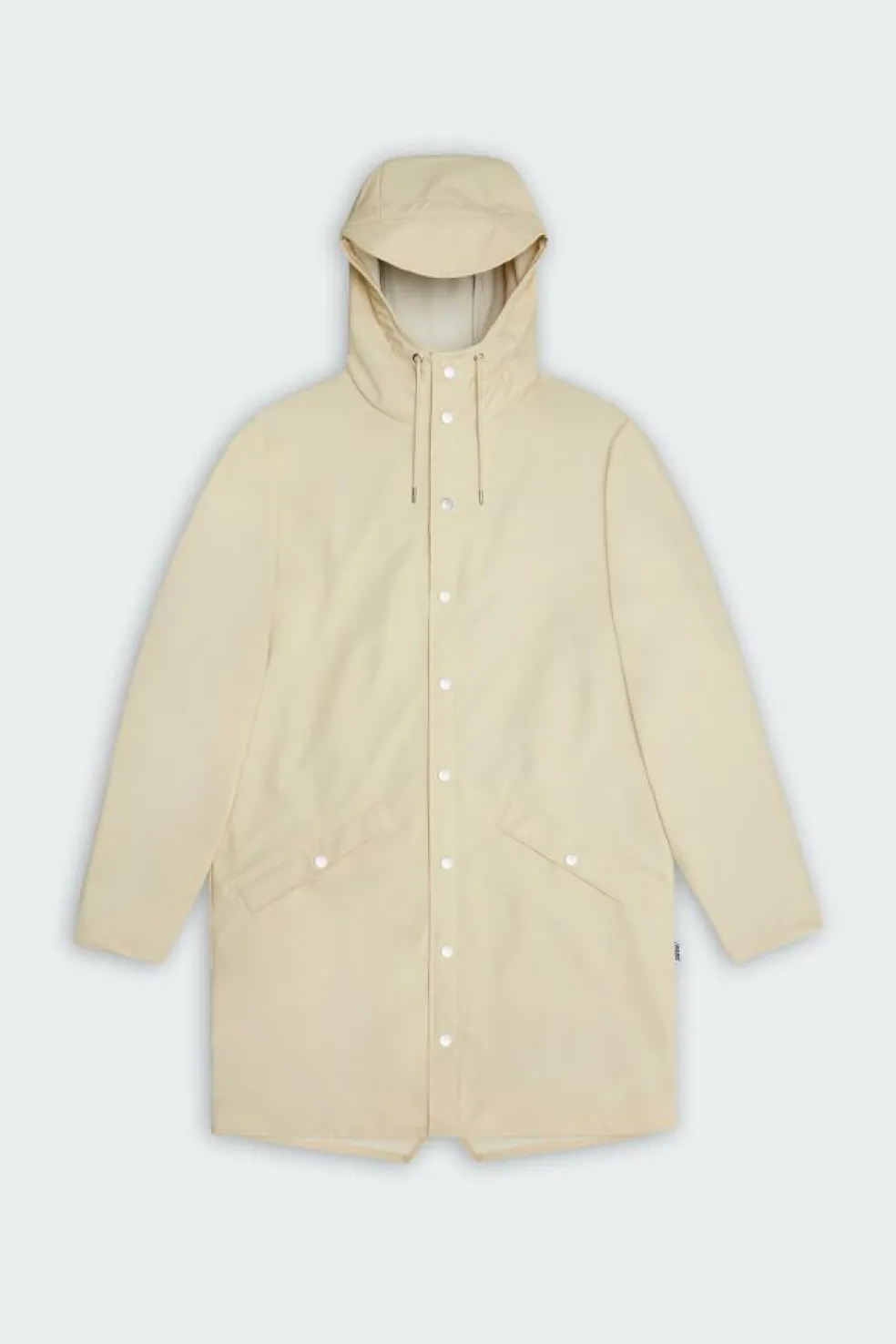 LONG JACKET W3 - Coupe-vent imperméable long à capuche | Beige
