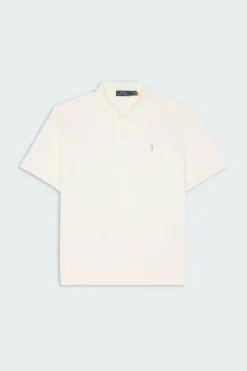 Loopback Fleece Polo-Collar Sweatshirt - Polo | Beige