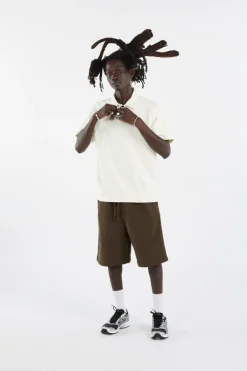 Loopback Fleece Polo-Collar Sweatshirt - Polo | Beige