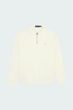 LOOPBACK TERRY - Hoodie zippé | Beige