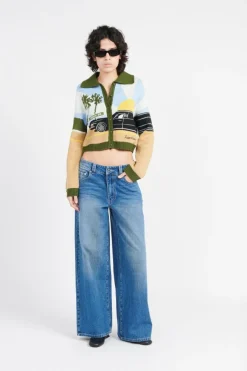 LOW RISE WIDE LE - Jean | Bleu