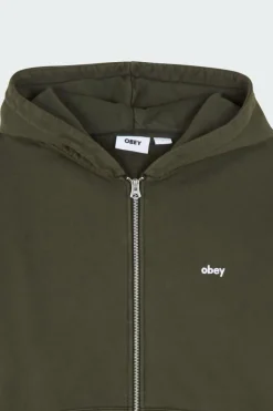 LOWERCASE PIGMENT - Hoodie zippé | Vert