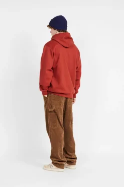 LOWERED LOOSE PO Burnt Henna - Sweat | Marron