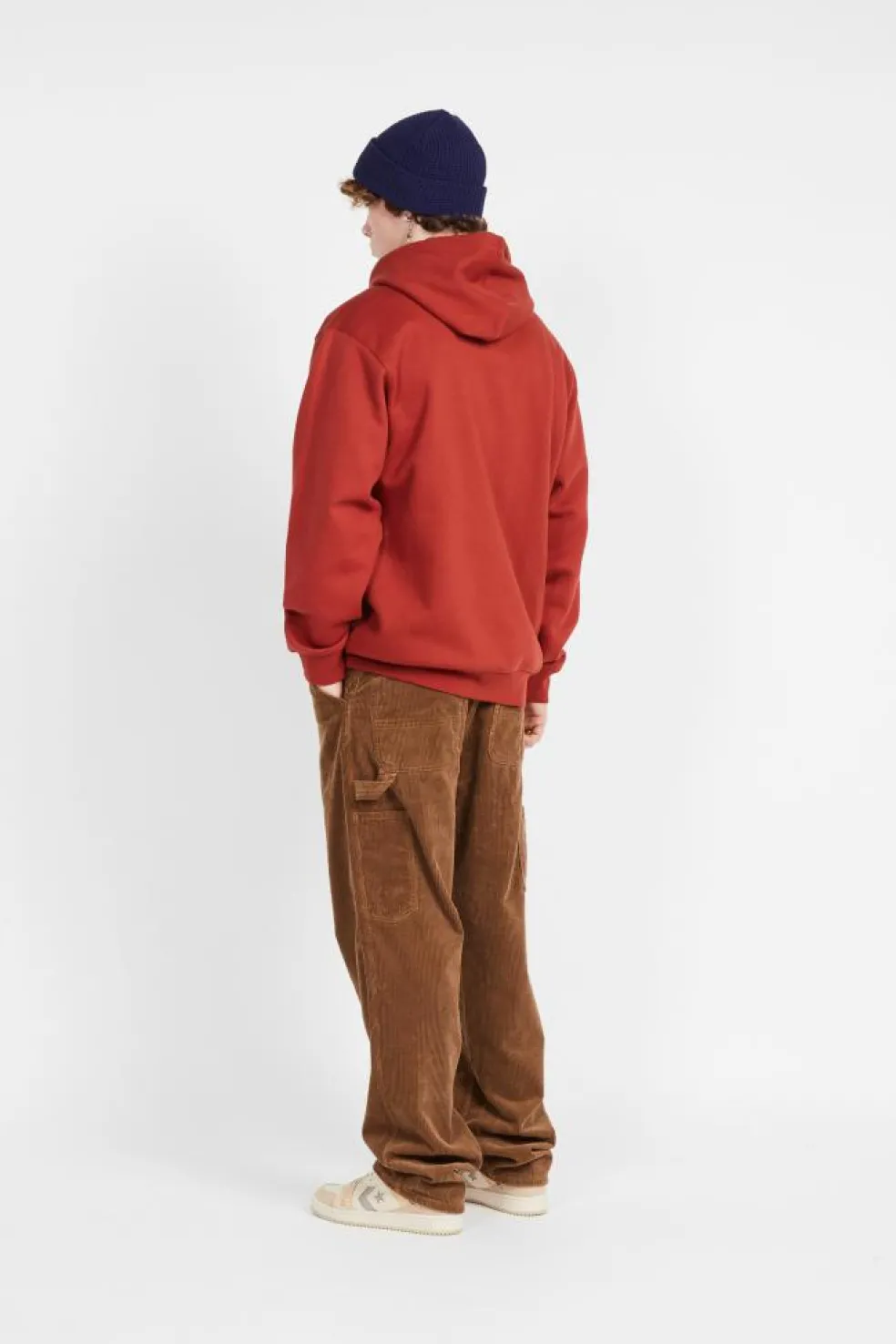 LOWERED LOOSE PO Burnt Henna - Sweat | Marron