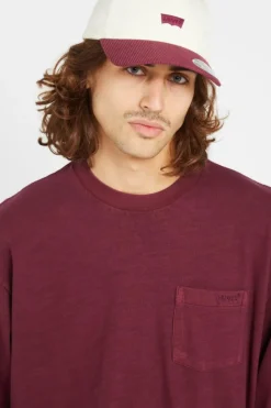 LS AUTHENTIC PKT TEE - T-shirt | Rouge