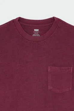 LS AUTHENTIC PKT TEE - T-shirt | Rouge