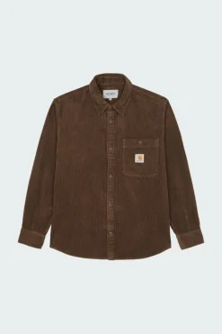 L/S FLINT - Sur-Chemise | Marron