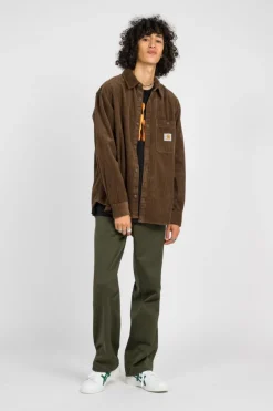 L/S FLINT - Sur-Chemise | Marron