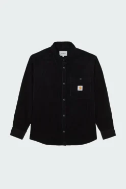 L/S FLINT - Sur-Chemise | Noir