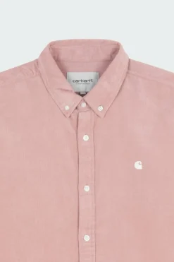 L/S Madison Fine Cord Shirt - Chemise | Rose