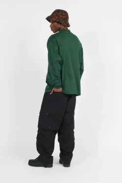 L/S Script Mockneck T-Shirt - T-shirt | Vert