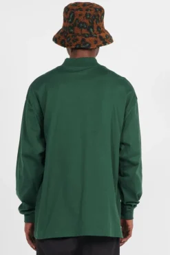 L/S Script Mockneck T-Shirt - T-shirt | Vert