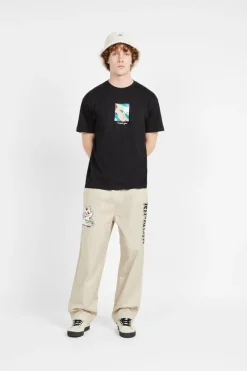 Lucky Nerm Wide Leg Drawstring Pants - Pantalon | Beige