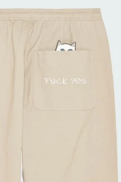 Lucky Nerm Wide Leg Drawstring Pants - Pantalon | Beige