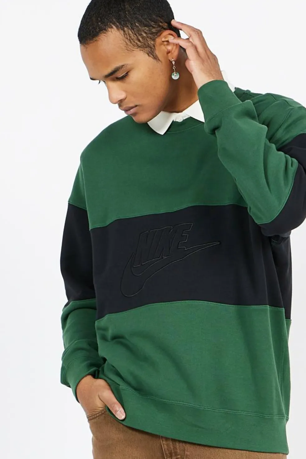 M NK CLUB FT CREW CB - Sweatshirt | Vert