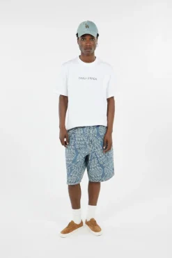 MACRAME DENIM - Short | Bleu